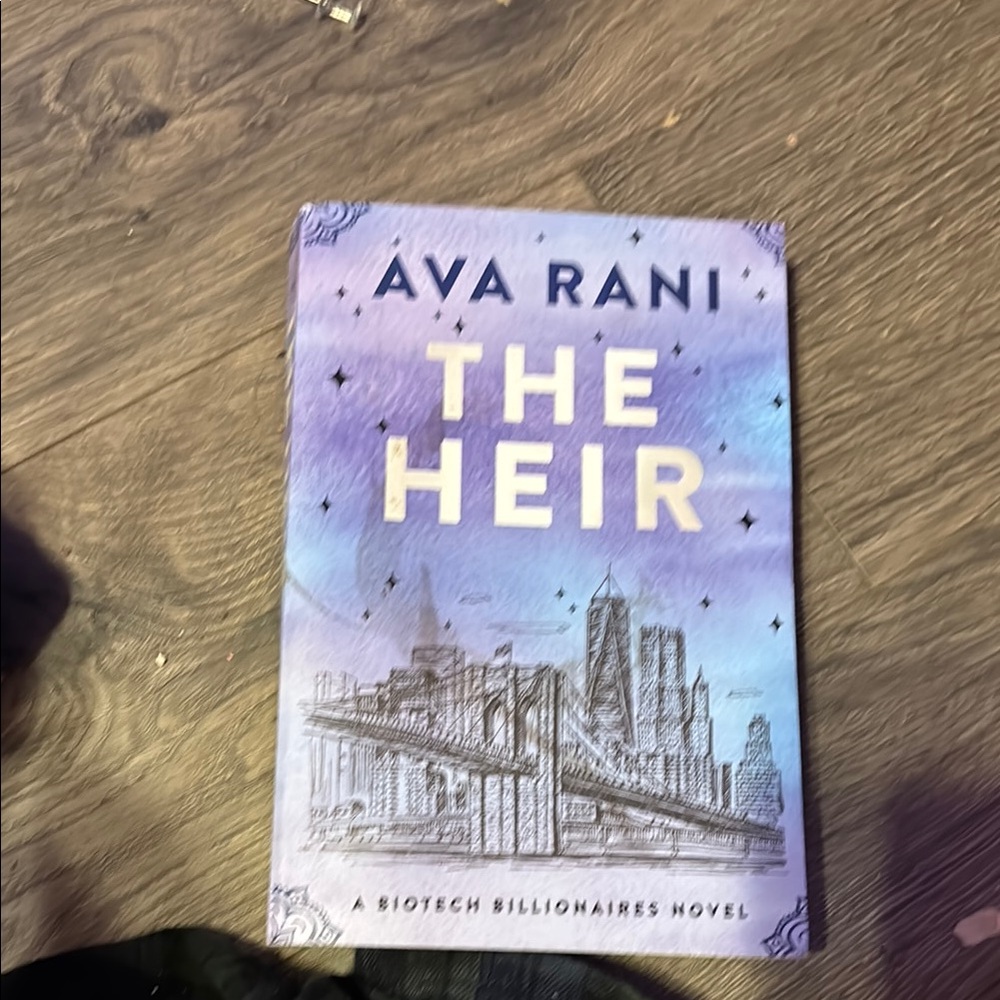 'The Heir' Novel - Blue Cover